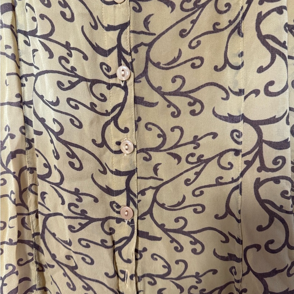 vintage button up mini dress - Picture 2 of 4